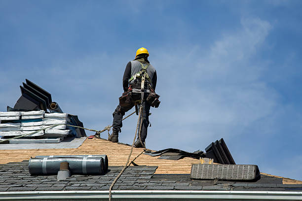 Professional Emergency Roof Repair technician working in Columbus, OH